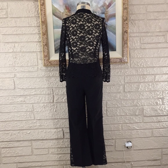 Fibers By Barbara Lesser Scallop Lace Pants Set - Picture 2 of 16